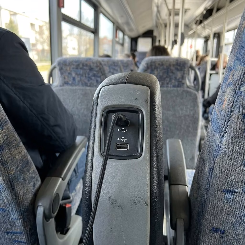la quinta 28 passenger minibus usb charging