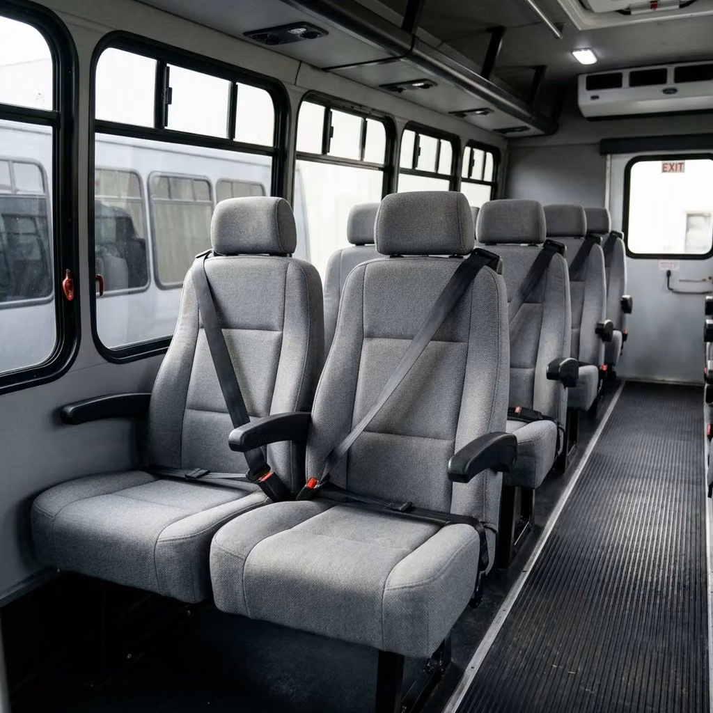 la quinta 35 passenger minibus reclining seats