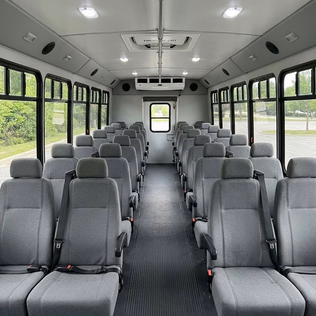 la quinta 35 passenger minibus seating