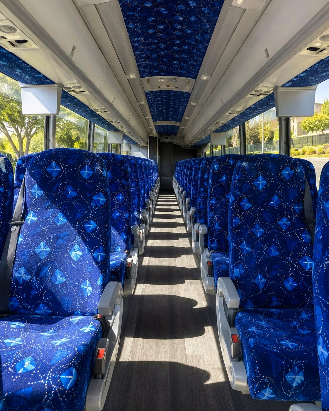 la quinta prom party buses with led lighting bluetooth sound and leather seating