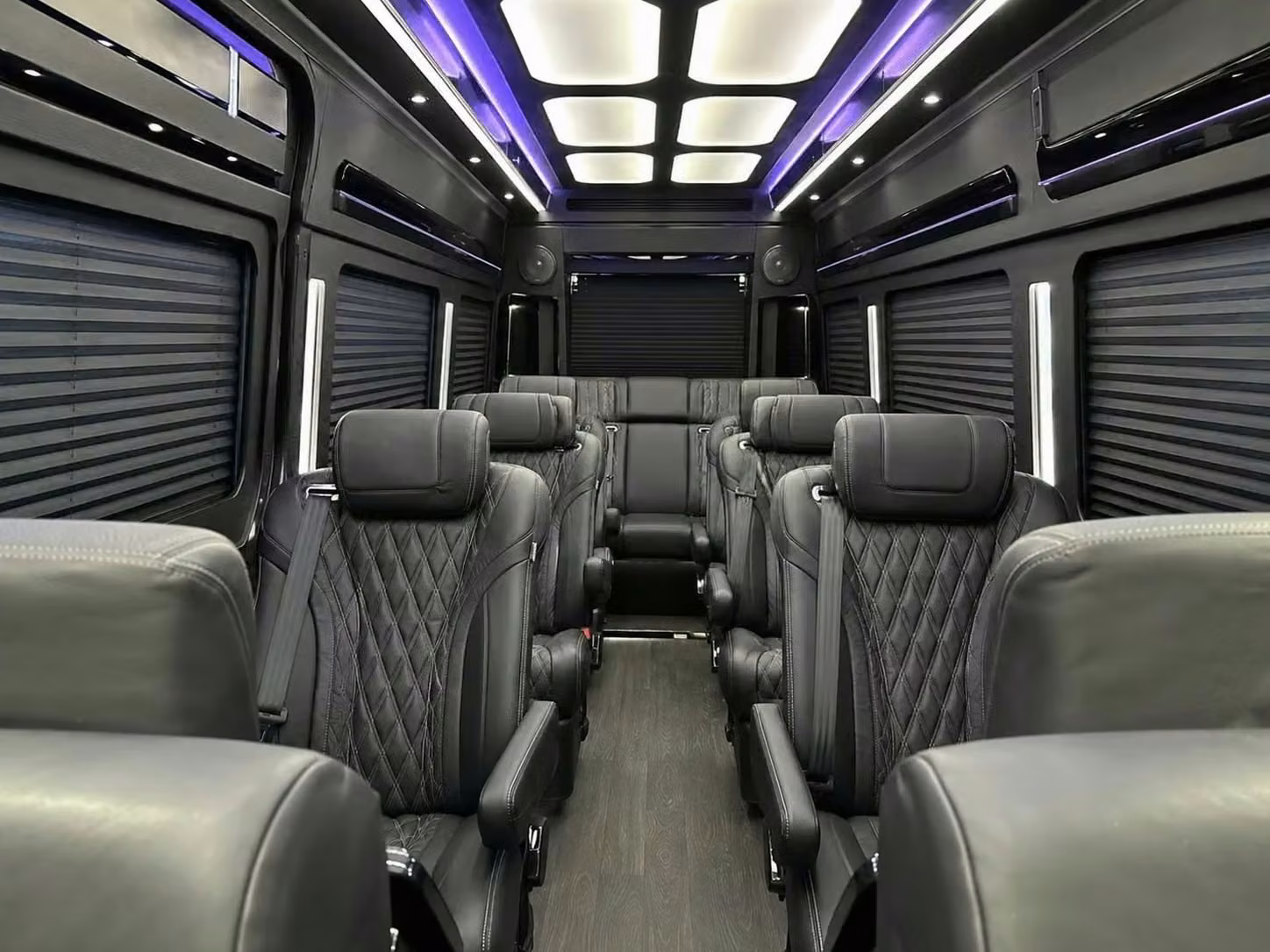la quinta sprinter van rental with driver reclining seats