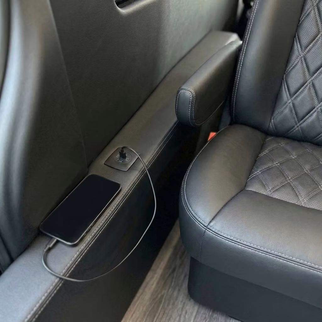 la quinta sprinter van rental with driver usb charging